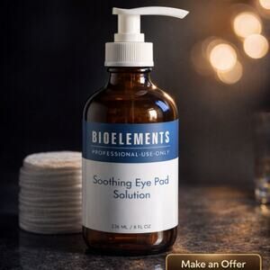 Bioelements Soothing Eye Pad Solution 8 fl oz /236 ml professional Skincare NEW